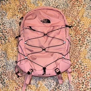 pink north face borealis backpack!